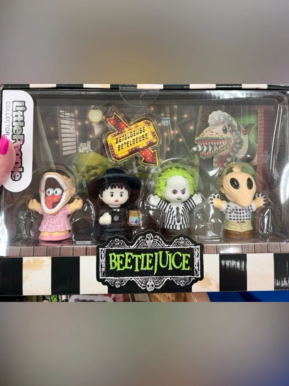 Fisher-Price Little People Beetlejuice Figurine Set-Sealed